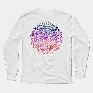 INTENSE SUNSET MANDALA Long Sleeve T-Shirt